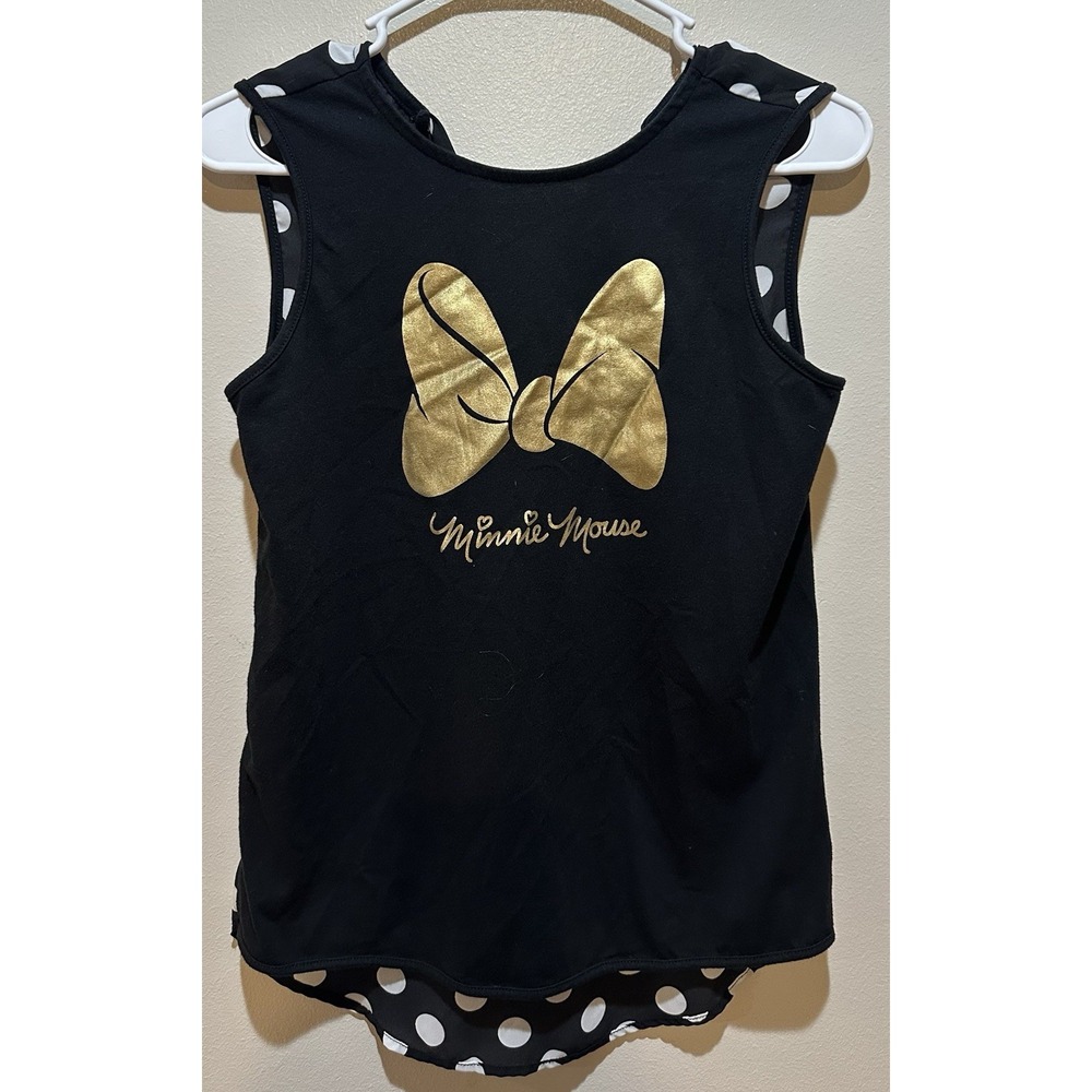 Minnie Mouse Women's Signature Collection Tank Size XS -‎ Black